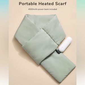 Heated Scarf Rechargeable NAVY BLUE COLOR!